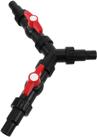 Angoily Pumpen-anschlussstück Schlauchverteiler Wasserschlauchadapter Y-förmiger Schlauchanschluss Für Aquarium Und Teich Schnellkupplung Für Gartenschläuche Und Poolbrunnen