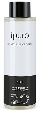 ipuro Classic Refill NOIR Raumduft 240ml - Nachfüller mit orientalischen Duftnoten - Aroma Diffuser Nachfüllung - Nachfüllflasche für Diffuser mit Stäbchen, Raumerfrischer, Lufterfrischer
