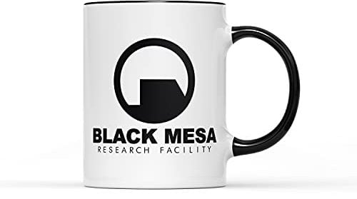 SMARTYPANTS Black Mesa Research Facility Half Life Game Inspired Ceramic Cup Mug