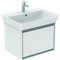 Ideal Standard Waschtischunterschrank Connect air, 535x412x400mm, hellgrau gl.und matt, E0846EQ