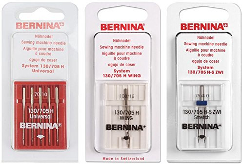 Bernina Nähmaschinennadel-Set Universal 70 / WingNadel 100 / Zwillingsnadel 75