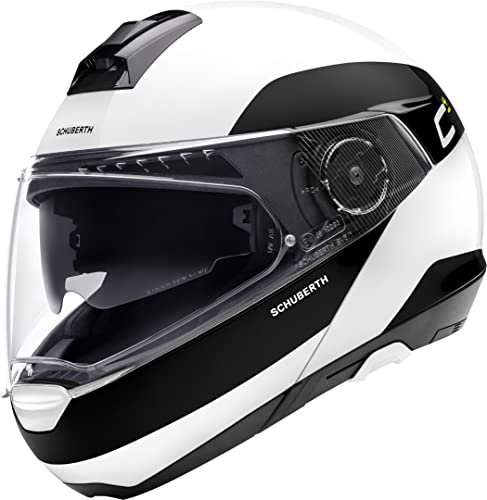 Schuberth C4 Pro Fragment Klapphelm, weiß/schwarz, XS (53/54)