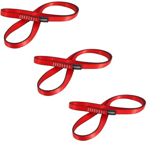 NewDoar Kletterschlinge 16 mm Nylon-Schlingenläufer 22 KN 4840 LB Kletterseil zum Klettern, Erstellen von Ankersystemen, Abseilausrüstung, perfekt für Baumarbeiten