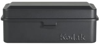 KODAK 120/135 Film Case Filmhülle – für 8 Rollen mit 120 Filmen/10 Rollen mit 35-mm-Filmen – Retro-Stahlgehäuse zum Sortieren und Sichern von Filmen (Schwarz)(Film ist nicht im Lieferumfang enthalten)