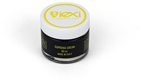 IEXI Suprema Cream Neutral o Negro 60ml - Crema formulada con ceras preciosas y naturales de alto poder pulido, sin uso de disolventes - Made in Italy (Negro)