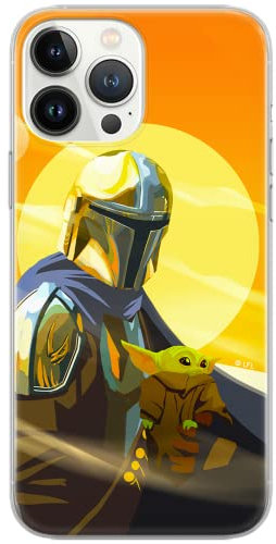 ERT GROUP mobile phone case for Apple Iphone 11 PRO original and officially Licensed Star Wars pattern Baby Yoda 020 optimally adapted to the shape of the mobile phone, case made of TPU