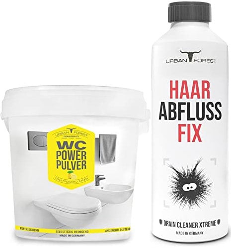 SPARSET Rohrreiniger Abflussreiniger + WC Schaum Reiniger zur Reinigung | Toiletten-Reinigung im Badezimmer von URBAN FOREST