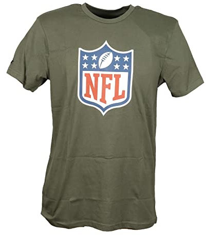 New Era NFL Logo Shirt T-Shirt Jersey American Football Fanaccessoire Oliv grün - XL