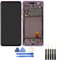Visiodirect® Ecran Complet: Vitre + LCD sur châssis Compatible avec Samsung Galaxy S20 FE 5G Violet+ Kit Outils