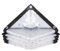 CINVSERW 2x3m Clear Plastic Tarps Heavy Duty Waterproof, Transparent Tarpaulin with Grommets, PVC Tarp Cover Tear Resistance, Windproof Outdoor Curtain, for Canopy Patio Garden Pergola