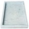 Kalu Creations Plateau en marbre Naturel 30 x 20 cm – Fait Main, élégant Plateau de Service pour Cuisine, Salle de Bains ou Salon