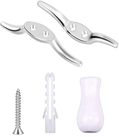 Montesy Roman Curtain Cord Wind Up Blind Cord Cleat Rustproof Rope Roll Hook Window Decors Ornament For Blind