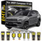 BMT xms 17pz Kit di Luci LED per Interni per JEEP Compass 2017-2022, Lampadine LED per Interni Auto e Camion 6000K Bianco Luminoso