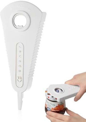 SULIUDAJI 1 Pièce Ouvre Bocal Manuel, Ouvre Bouteille Sans Effort, Multifonctionnel 2 en 1 Ouvre Bouteille, Ouvre Bocaux pour Les Personnes Âgées, Les Enfants, Les Personnes Souffrant D'Arthrite