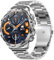 1,85 AMOLED Reloj Inteligente Hombre con Llamada y Whatsapp, Linterna, 5ATM Impermeable Smartwatch 123 Deportivo Hombre con Monitor Sueño, Oxígeno Sanguíneo, Pulsómetro Android iOS (Acero plateado)