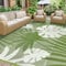 Homcomodar Tappeto da Esterno Grande 245x305cm Tappeto in Plastica Reversibile Resistente ai Raggi UV Tappeto Campeggio Esterno per Terrazza Picnic, Balcone, Spiaggia(Verde Erba)