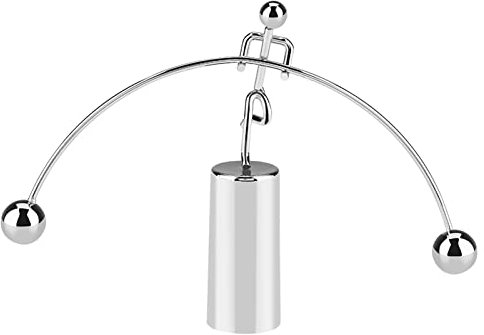 BSTCAR Newtons Cradle Balance Balls Juguete de Movimiento Cinético Ciencia Educativa Gadget de Física Juguete de Escritorio Gadgets de Oficina para Decoraciones de Escritorio