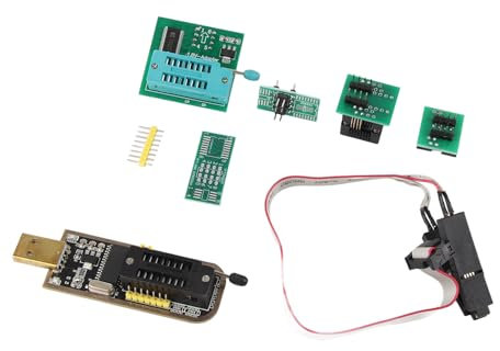 CH341A USB-Programmierer SOP8 Testclip 1,8 V Adapter Sockel Konvertermodul für TV-Gerät Speicher Desktop-Motherboard LCD Notebook Router Karte DVD Set-Top-Boxen Entsperren
