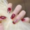 20PCS Christmas Semi Cured Gel Nail Strips, Self-Adhesive Full Wrap Snowflake & White Elk Nail Polish Stickers, Salon-Quality Gel Nail Wrap for Winter Decor, UV/LED Lamp Required