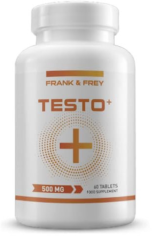 Testo Plus Power for Man - Supports a Healthy Blood Flow - Completely Natural Natural Ingredients - 60 Capsules / 1 Bottle
