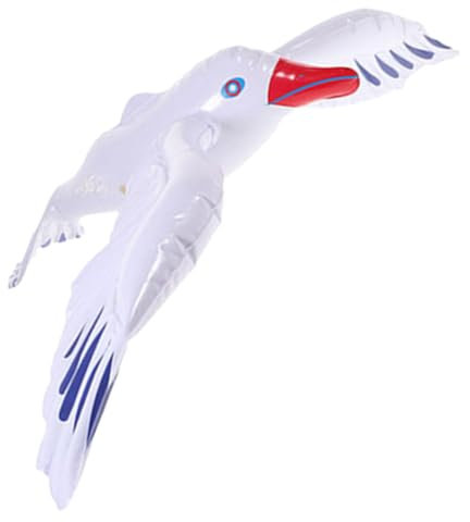 ibasenice Aufblasbares Möwen-pool-strandspielzeug Für Jungen Und Mädchen Lustige Party-requisite Robuste Pvc-statue