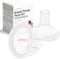 Pump Parts for Medela Breast Pump, 21MM Oval Soft Flanges w/ 106 Degree Wider Opening Angle for Medela Symphony Pump, PersonalFit, Freestyle, Maxflow, Freestyle Flex Swing Maxi Connector（2 Packs ）