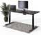 DESKSPACE PRO Plus Elektrisch höhenverstellbarer Schreibtisch - Ergonomischer Stehpult mit Memoryfunktion Kollisionschutz (Schwarzes Gestell, Schwarze Tischplatte, 200 x 80 cm)