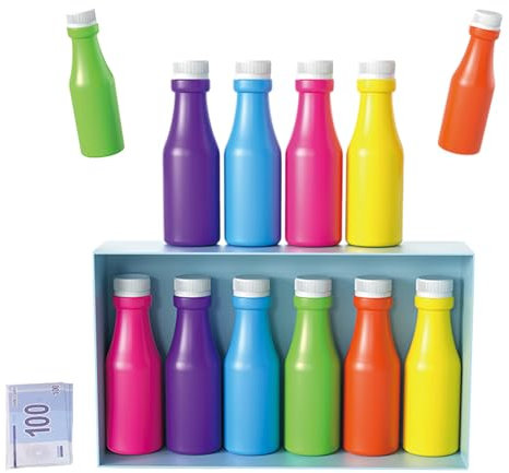 Bottle Game - Family Games - Bottle fllip Games - Bottle Color Challenge Game - Fun Family and Party Game for All Ages | Indoor and Outdoor Group Activity for Game Night, Adults and Kids
