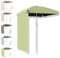 MACAGGTNTU Sombrilla para Playa 160/200cm Sombrilla De Jardín con Pared Lateral para Playa Jardin Piscina Balcon, Cuadrada Sombrilla Terraza con Regulable Altura(Green,160cm/5ft)
