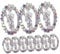 WEKADRIN 12 pcs Jesus Nail Charms Decorative Metal Charms for Stylish Manicure Eye Catching Nail Decorations for Easter Parties