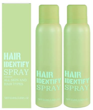 Hair Identifier Spray for Face Shaving, Enthaarungsspray Für Gesichtsrasur, Body Hair Identifier Spray Für Frauen und Männer, Sanft und Einfach zu Verwenden (2)