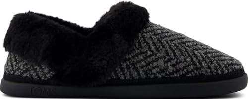 TOMS - Womens Oslo Slipper, Color Blk/Blk Czy Hrnbn, Size: 8.5 B(M) US