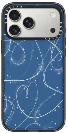 CASETiFY Impact für iPhone 17 Pro Max Hülle [Schlank/Schutz vor Stürzen aus 2,5 m Höhe/Kabelloses Laden] - Pond Skating 1 - Schwarz
