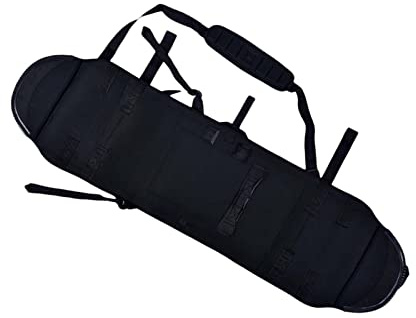 Yunmeryker Snowboard Copertura Protezione Borsa Zaino Porta Tavola Neoprene Elastico AntiGraffio Cinghia Regolabile Adatto a Viaggi Sport all’Aperto Uso, Nero 155 cm