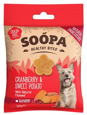 Soopa Zahnpflege-Sticks mit Cranberry / Süßkartoffel Geschmack, 50 g