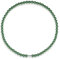 Power Ionics Elegante Unisex Turmalin Perlenkette 8mm, 48cm Halskette für Damen und Herren in Grün, mit Magnetverschluss, Schmuck Geschenkbeutel inklusive
