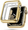 top4cus 40 mm Abdeckung, umweltfreundlich, weich, flexibel, TPU, kratzfest, leicht, schützend, 40 mm, kompatibel mit Apple Watch Serie 7, Serie 6/SE/5/4, Serie 3/2/1 – Gold
