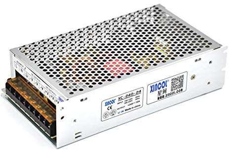 XINCOL 10A 240W Interrupteur transformateur de Tension commutateur d'alimentation AC 110V/220V a DC 24V pour Rubans a LED Bande