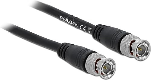 Delock Kabel BNC Stecker zu BNC Stecker 2 m