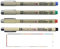 PIGMA MICRON Sakura Fineliner 0.5 Farben,Rot, Grün, Blau + 1 Schwarz