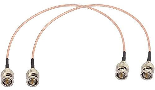 Superbat Cavo SDI Corto 3G HD 30cm Cavo SDI Sottile RG179 Patch BNC Maschio a Maschio 75 ohms Per Analizzatore Oscilloscopio Telecamere HD-SDI Audio Video Camera(2 pezzi)