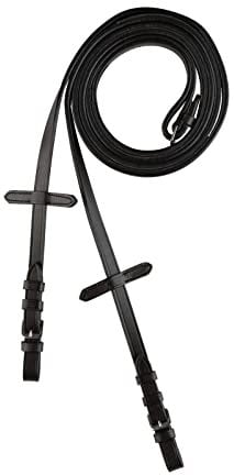 HORZE Schmale Zügel mit Gummi-Innenseite, Braun, F