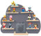 ZOEON Kinder Regal kompatibel mit Toniebox und kompatibel mit Tonies für über 30 Figuren - Wandregal für die Musikbox - zum Spielen und Sammeln - für Kinder Baby Zimmer (Grau)
