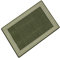 Rugs Shop Door Mats Indoor Non Slip Mat Carpet Runners for Hallways Geometrical Border Low Profile Washable Runner Rug for Kitchen, Front Door Hall Hallways Living Room (40 x 60 cm, Green Cream)