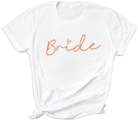 Wood Meets Color T Shirt Team Braut(Weiß L)