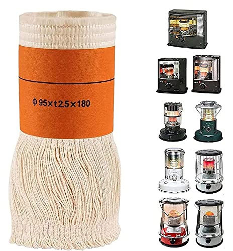 JOJAN Universel Mèches pour Réchaud À Pétrole, Mèche De Remplacement pour Chauffage À Pétrole, Inflammable Mèche pour Lampes À Pétrole, sans Fumée (Size : 95*t2.5 * 180mm)