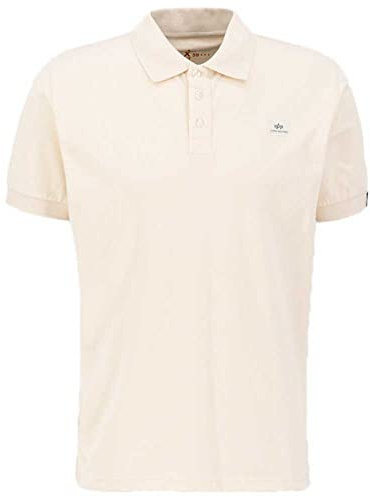 Alpha Industries X-Fit Polo Poloshirt für Herren Jet Stream White