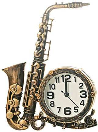 HOMSFOU Schlafzimmer Uhr Antike Uhr Kleine Uhren Für Regal Rustikales Regal Dekorative Uhr Für Regal Rustikales Dekor Winziges Zuhause Alter Wecker Retro-wecker Tisch Kind Digital