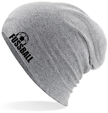 Huuraa Mütze Fussball Ball Geschenk Heather Grey Fussball Accessoire