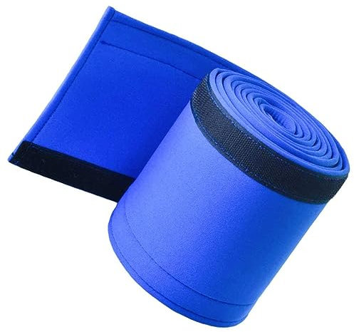 Rutsch Handlaufschutzabdeckung aus Neopren für Poolgeländer Blau